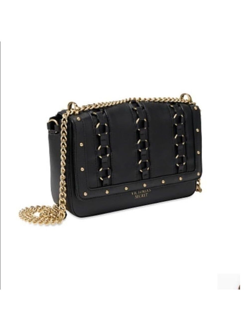 Victoria's Secret Ring Stud Blk/Gold Shoul…